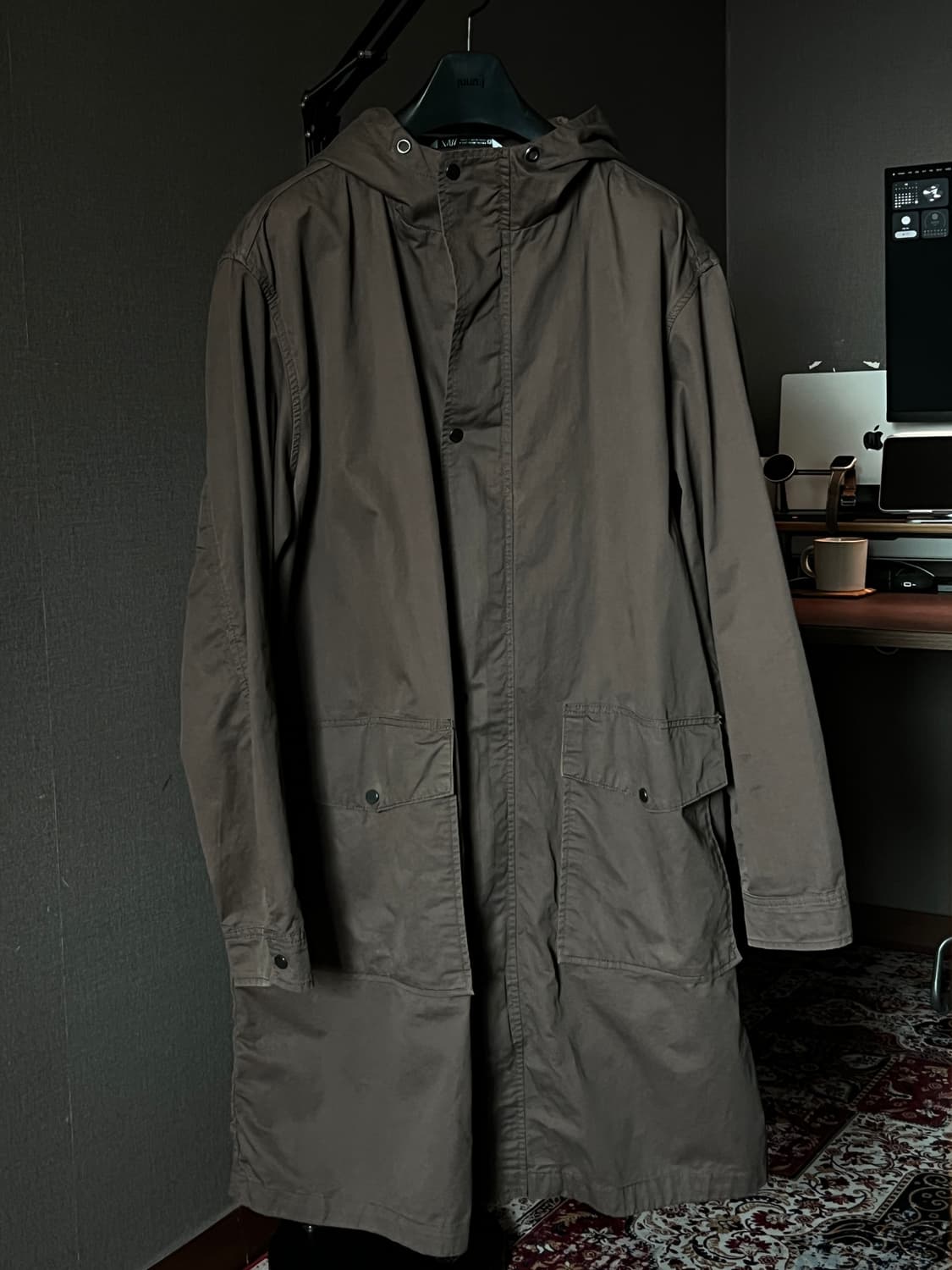 자라 다크브라운 야상 상품이미지1