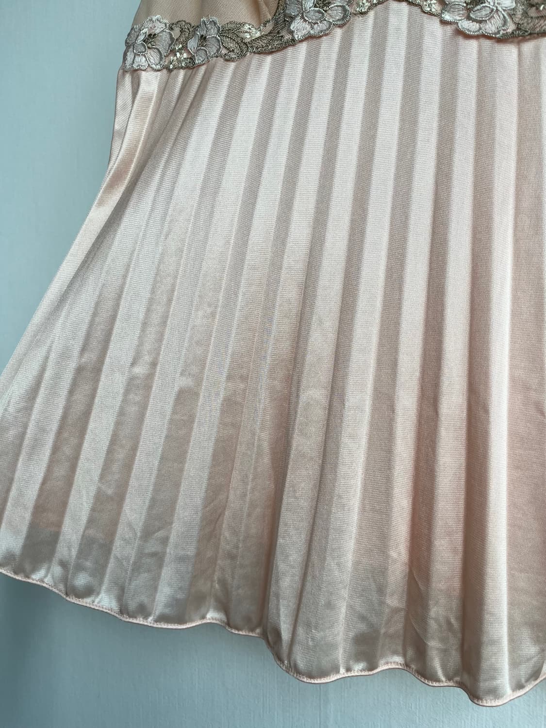 Fidelia 피치 플리츠 슬립 상품이미지3