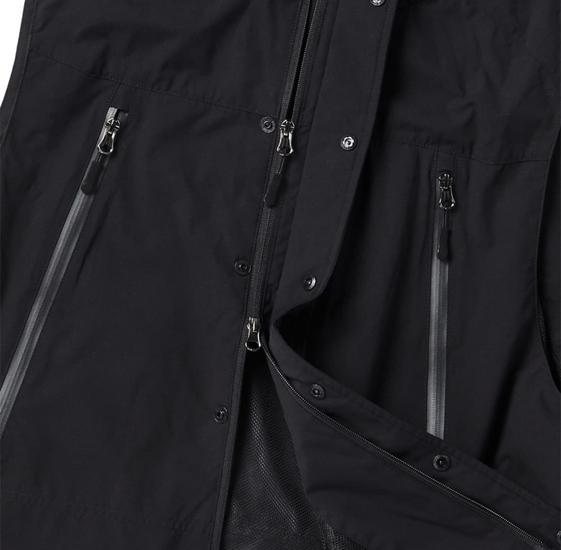 트래블 써밋 후드 베스트 블랙 상품이미지4