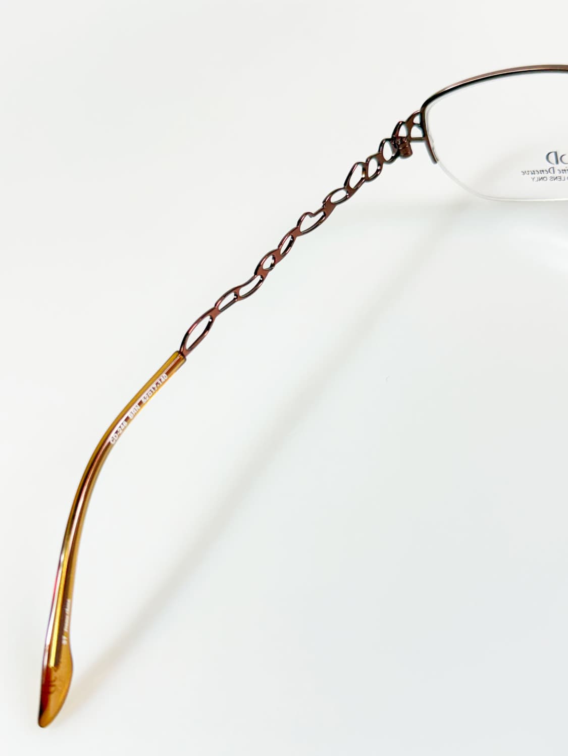 Catherine Deneuve 반무테 스퀘어 메탈 빈티지 안경 상품이미지7