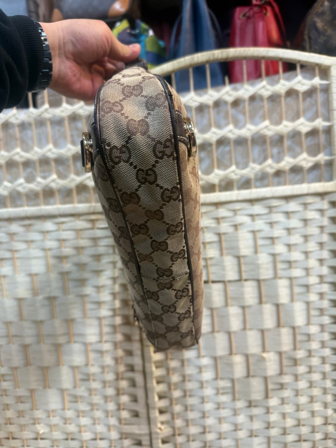 정품 구찌 D링 쇼퍼백 팝니다 상품이미지6