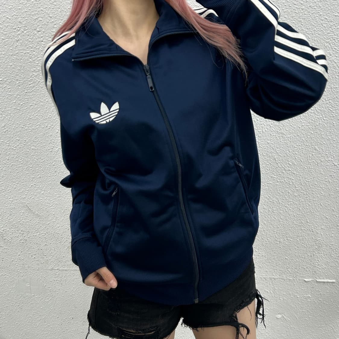 아디다스 파이어버드 네이비 트랙탑 100 상품이미지2