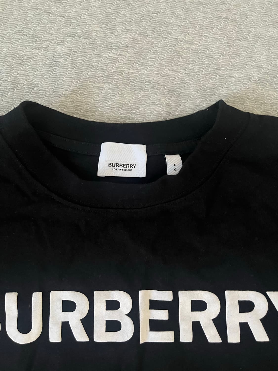 버버리 코튼 반팔 상품이미지4