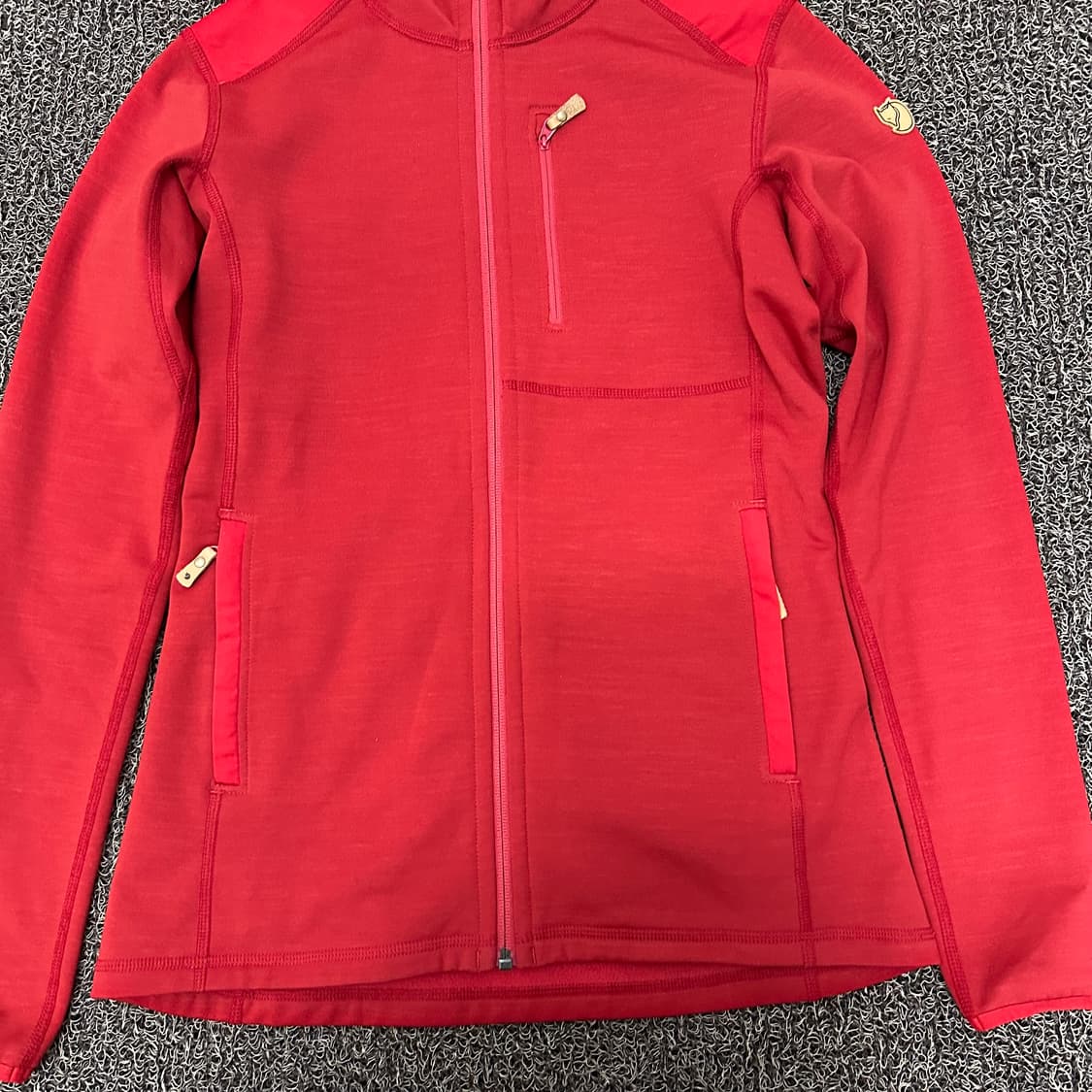 피엘라벤 여성 후드집업 자켓 레드 S 상품이미지5