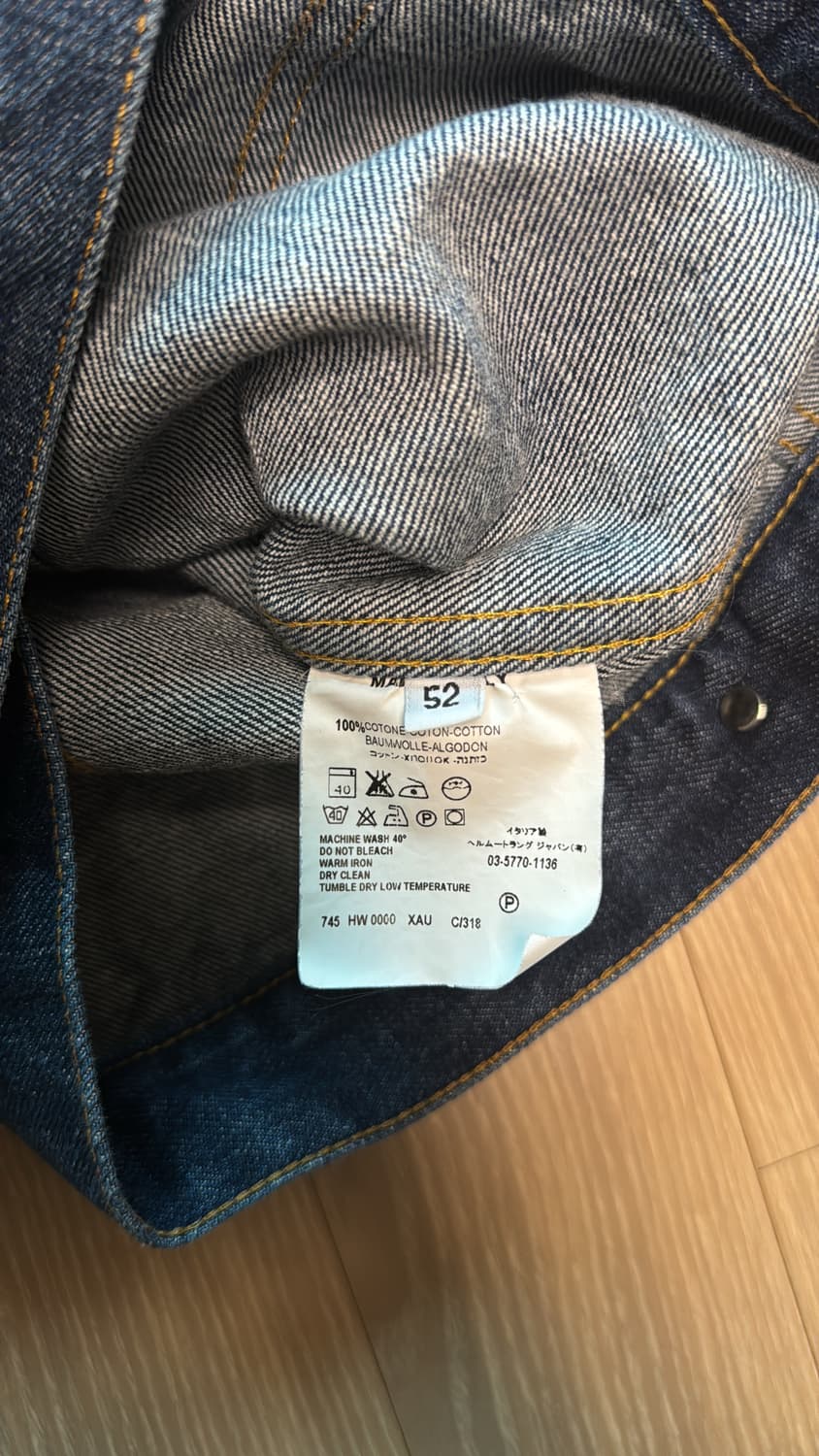 2000s 헬무트랭 아카이브 데님 자켓 상품이미지5
