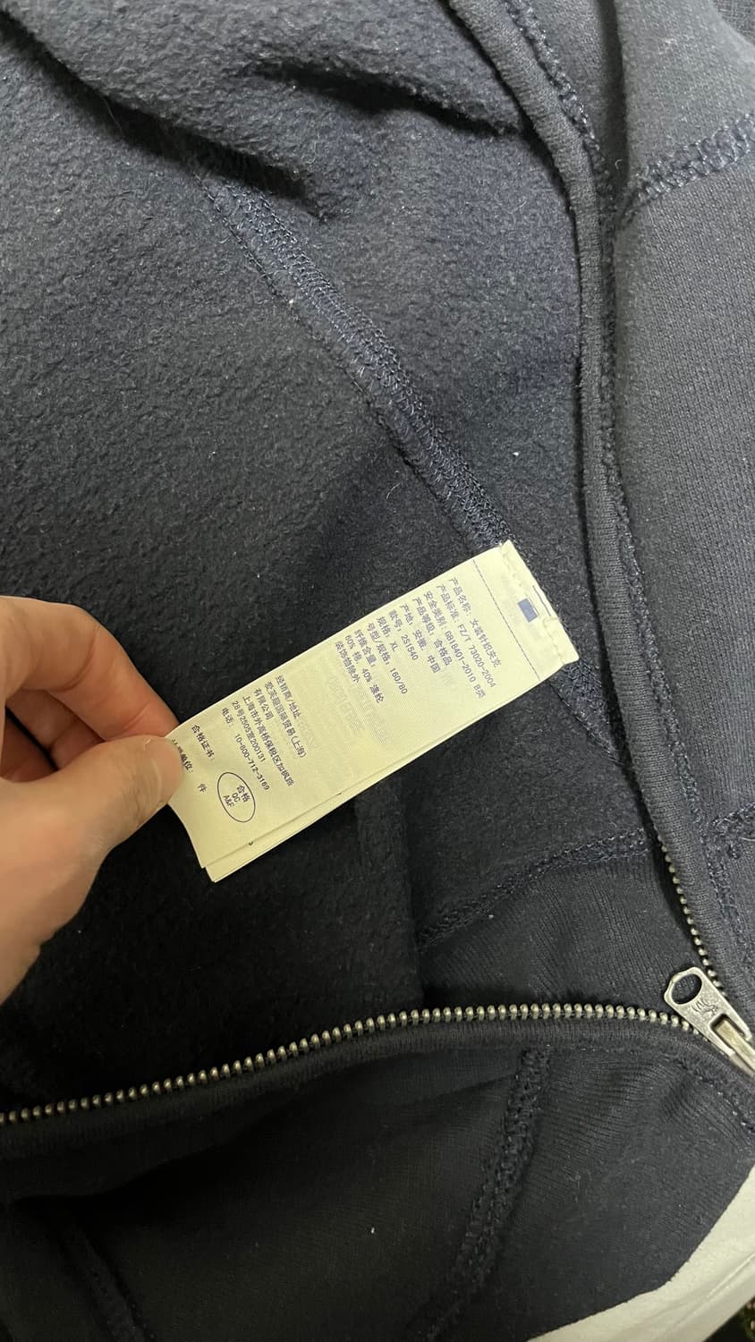 아베크롬비 네이비 후드집업 XS S (키즈 XL) 상품이미지4