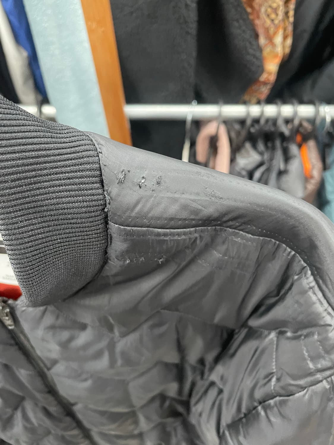 아디다스 퀼팅 패딩 블랙 2XL 55 74 상품이미지3