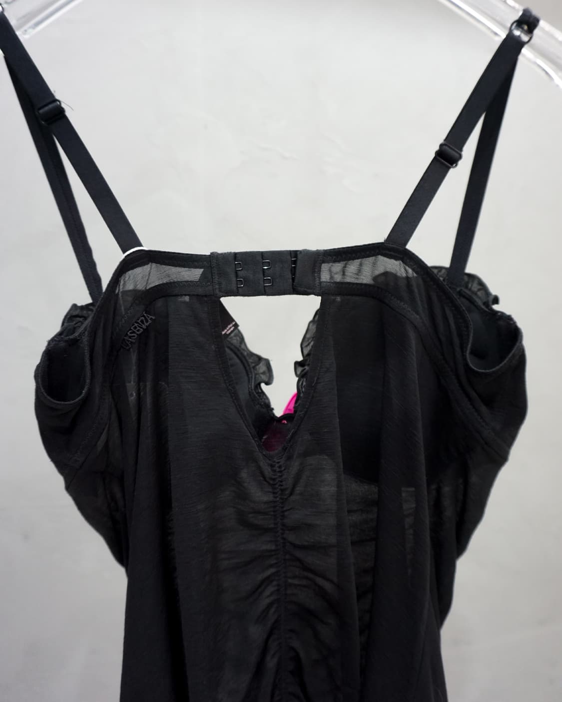 Paris 블랙 가터 슬립 상품이미지4