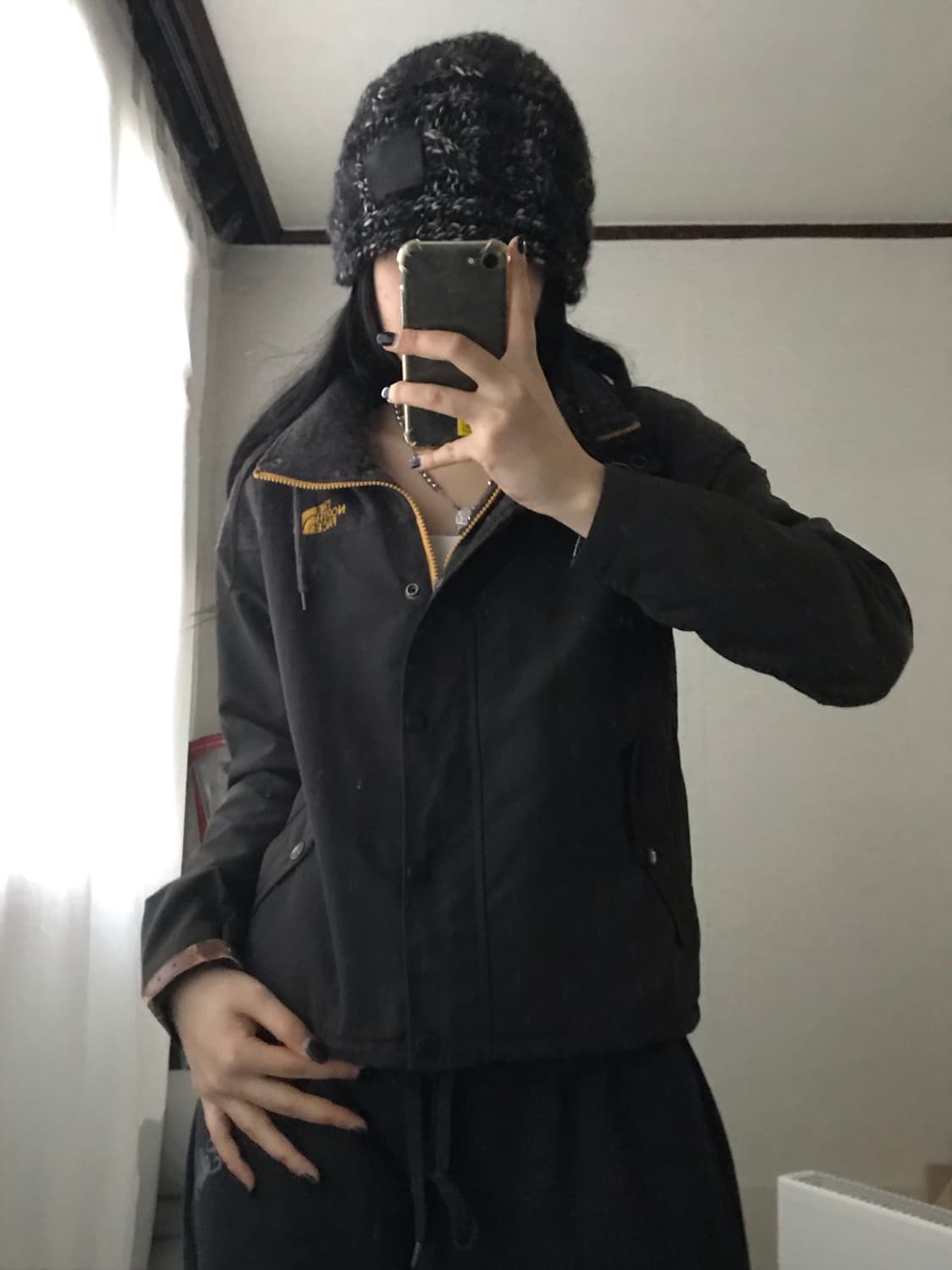 노페 카키브라운 바람막이 상품이미지3