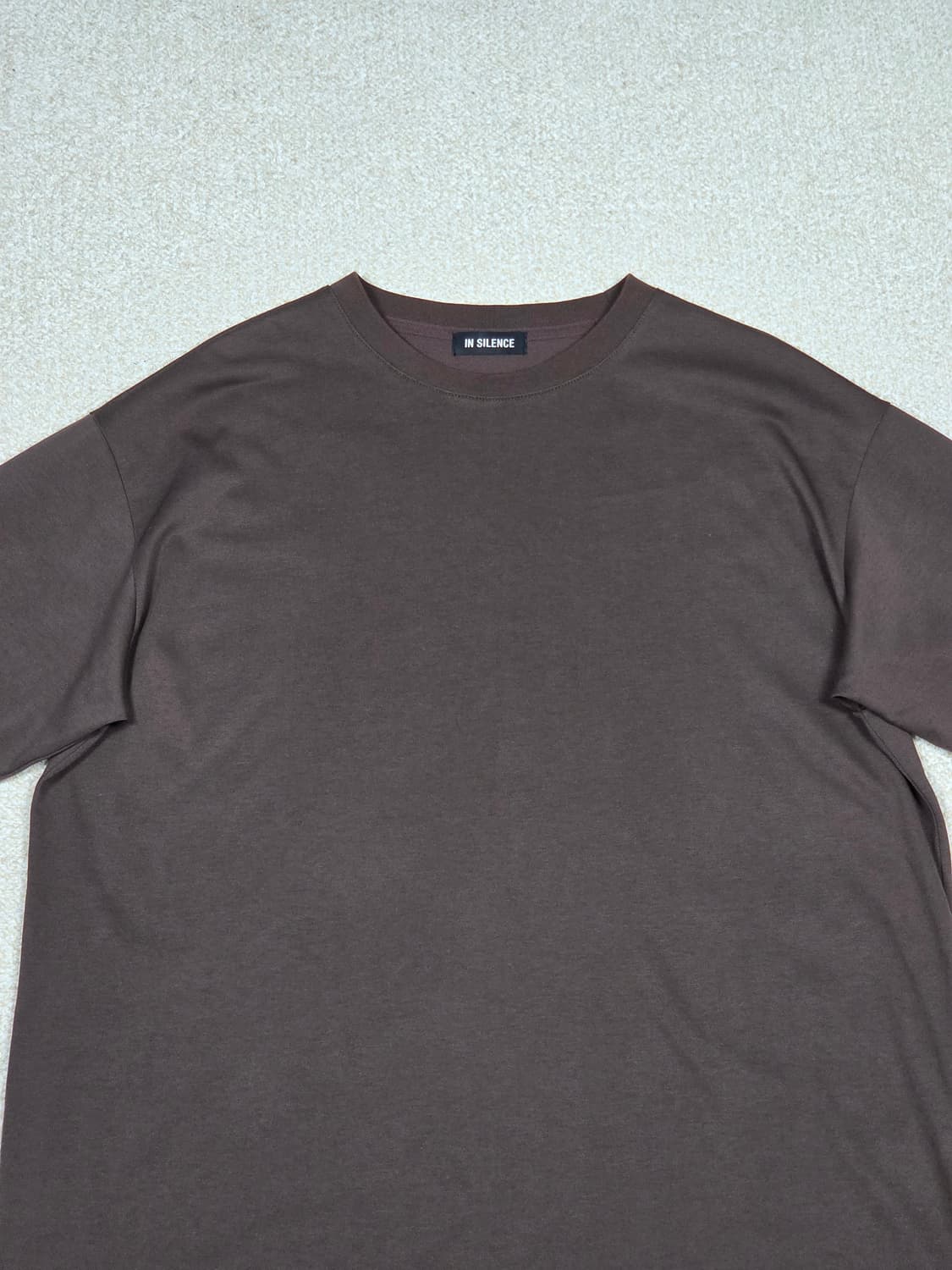 [인사일런스] 코튼 블렌드 오버핏 반팔 티셔츠 | S00050 상품이미지2