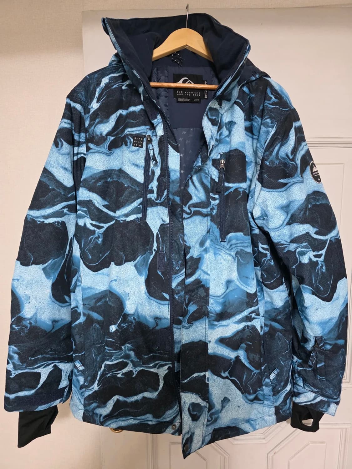 퀵실버 미션 프린트 스키 자켓 보드 자켓 상품이미지1