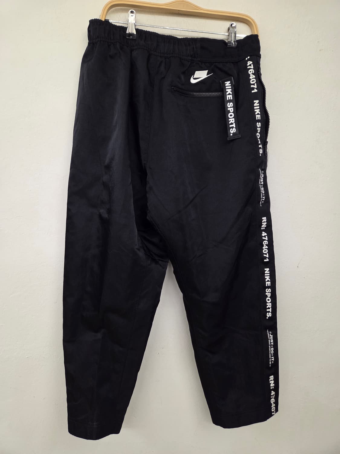 나이키 블랙 우븐 트랙 팬츠 L 상품이미지5