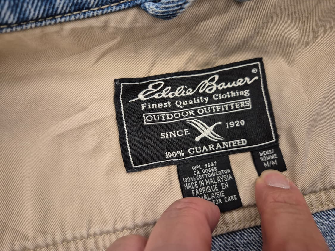 00s 에디바우어 데님  자켓 상품이미지6