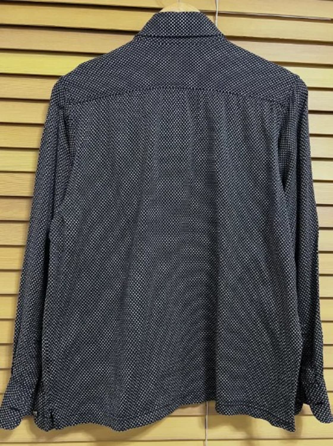 블랙앤화이트재팬 여성 체크카라긴팔티셔츠 M 상품이미지3