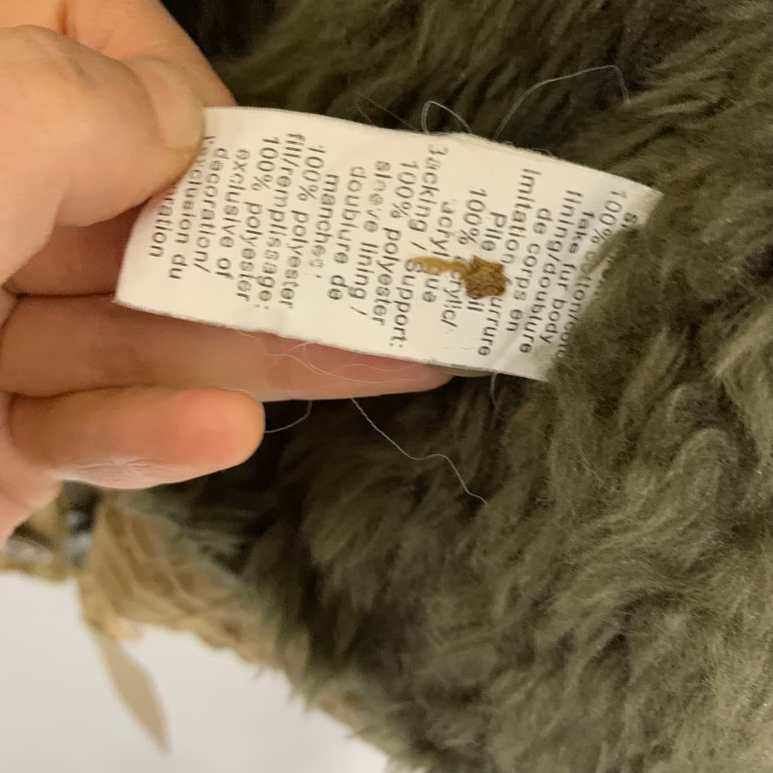 아베크롬비 베이지 y2k 퍼 안감 야상 자켓 봄버 상품이미지10