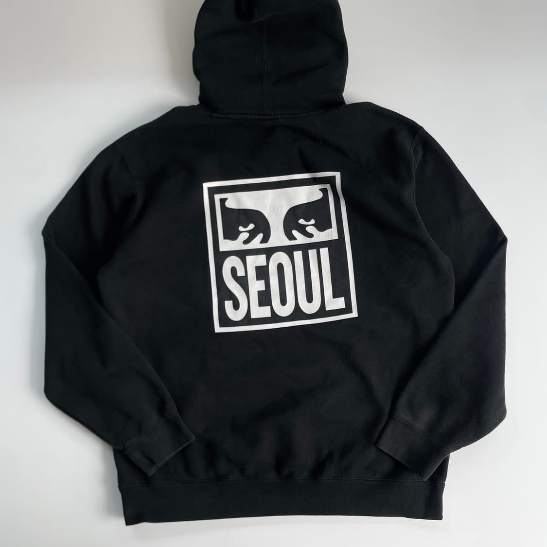 Obey  오베이 아이콘 블랙 스웻 후드티 상품이미지5