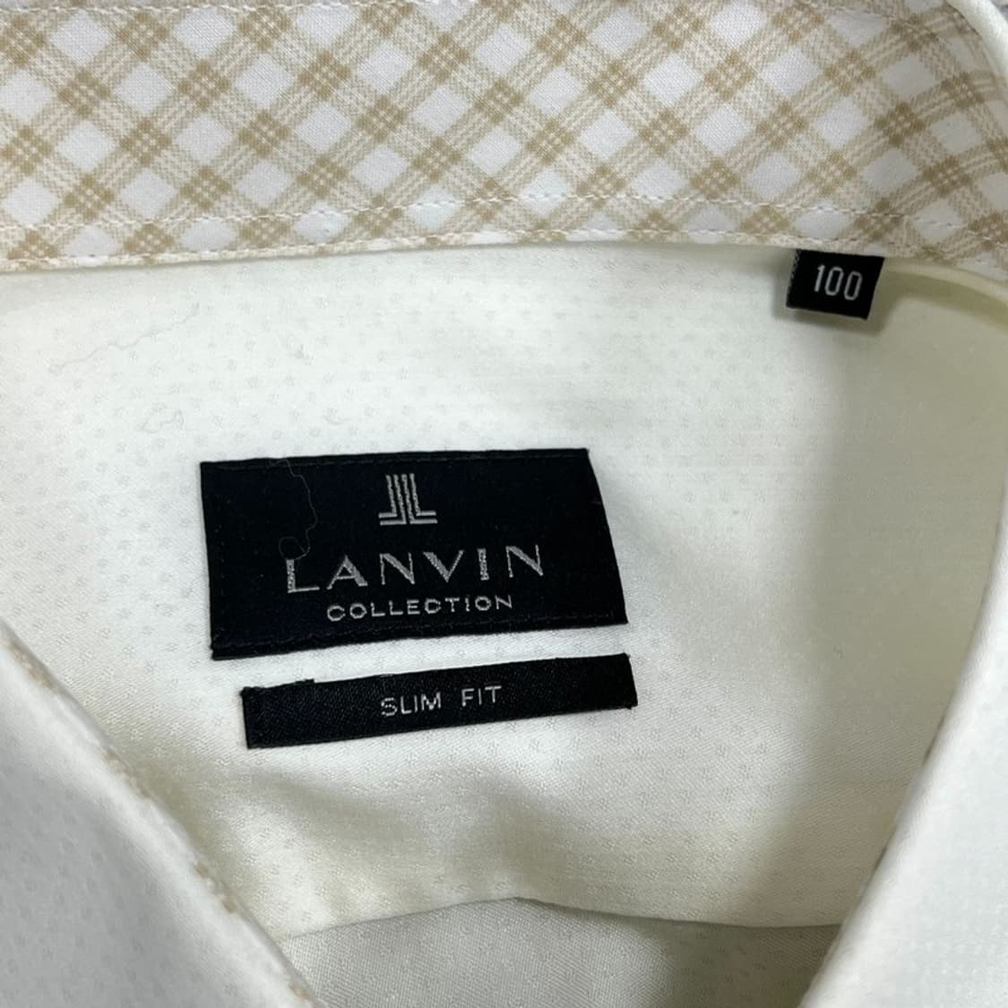 랑방 슬림핏 도트 셔츠 v0842 상품이미지6