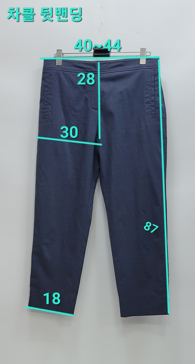 DAKS 20SS 닥스 새미 배기핏 뒷밴딩 슬랙스 / 여 82 차콜
 상품이미지10