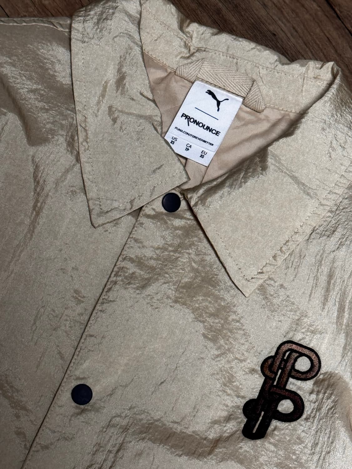 [XS] 푸마X프라나운스 우븐 오버핏 코치 자켓 상품이미지4