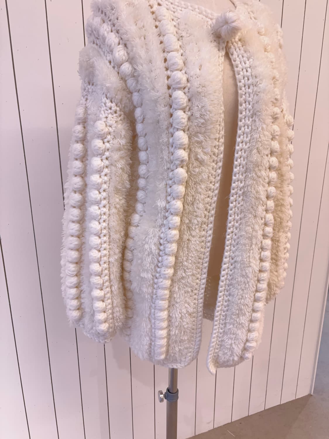 핸드메이드 빈티지 팝콘 니트가디건 상품이미지4