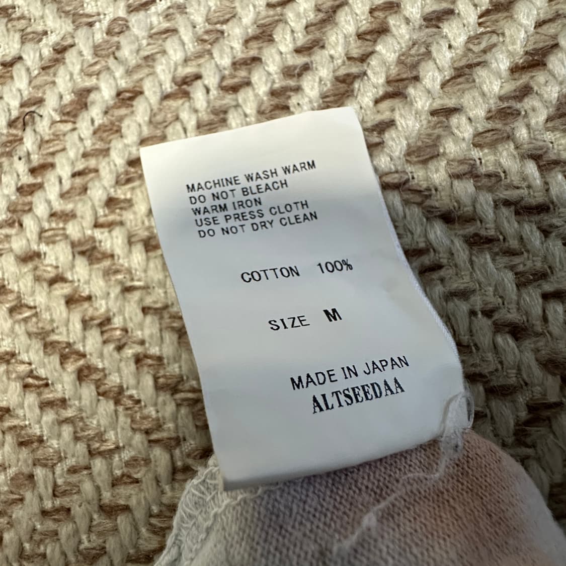 ALTSEEDAA japan made t-shirt 상품이미지5