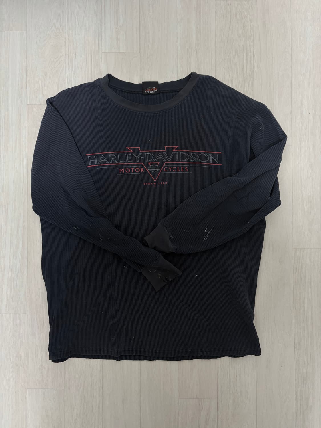 할리데이비슨 빈티지 와플티 상품이미지1