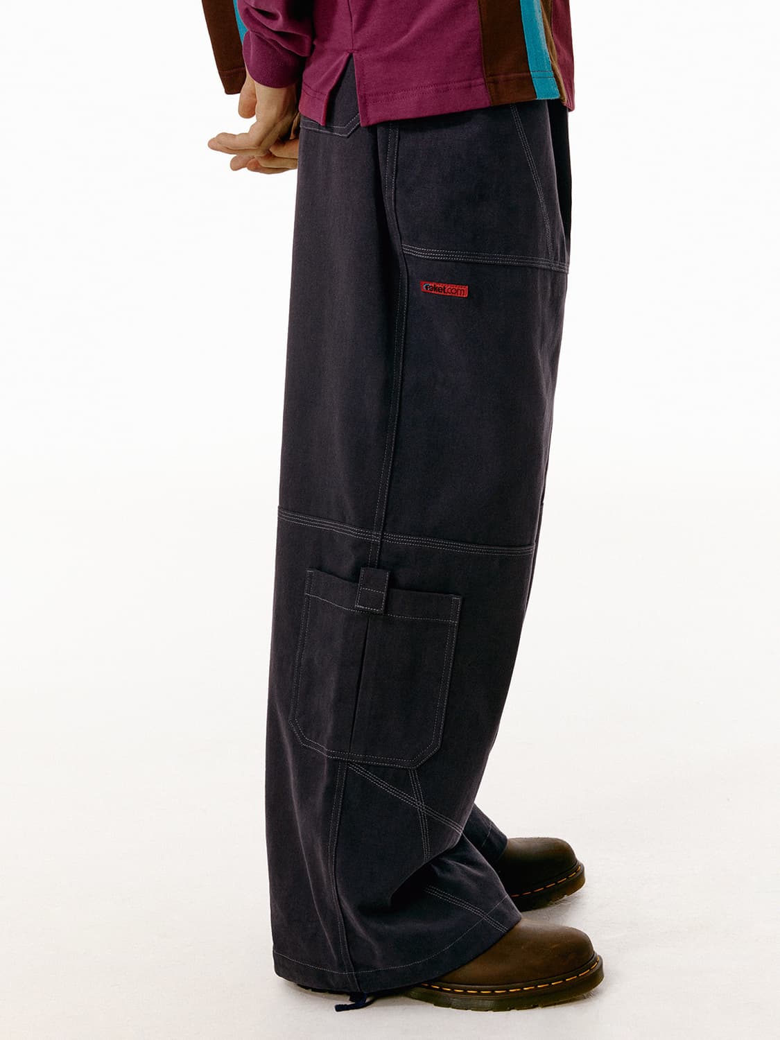 TEKET Gear Stitch Pants Dusty Blue 상품이미지1