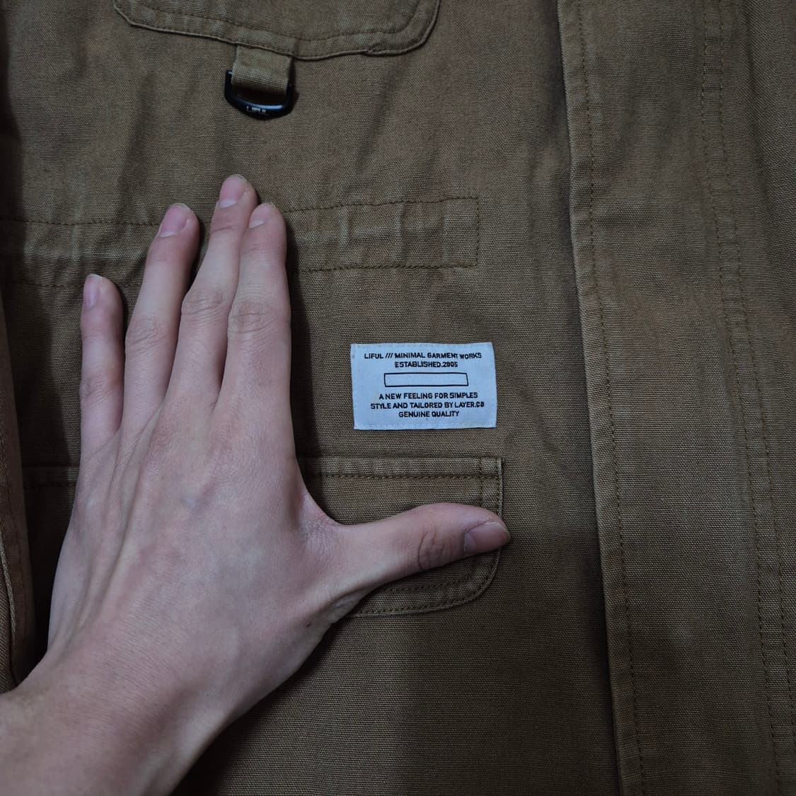 라이풀 와펜 밀리터리 야상 워크자켓 L(100) 상품이미지4