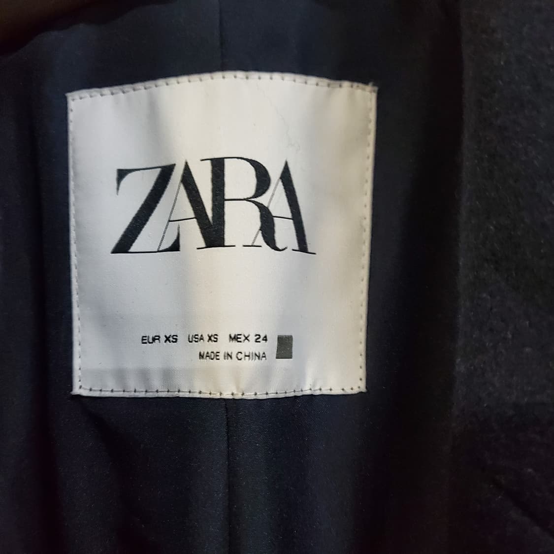 자라 더블 브레스티드  울 블렌드  코트  상품이미지5