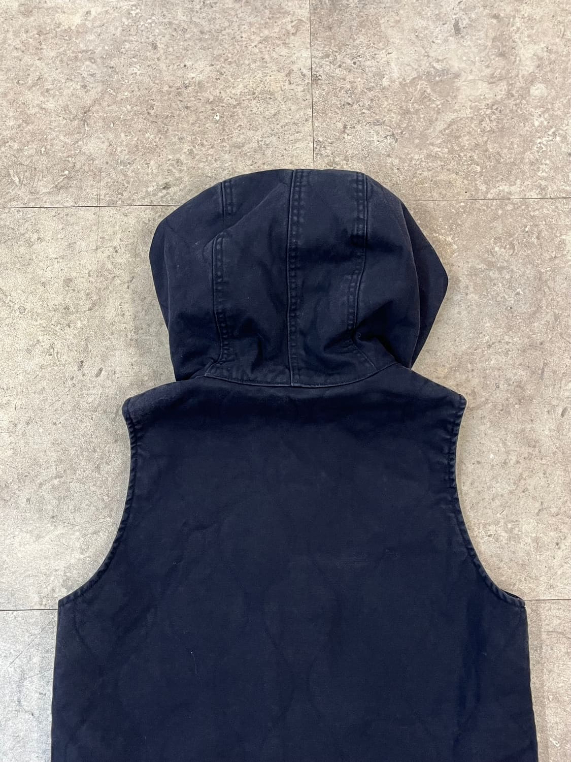 사사프라스 버튼 후드 베스트 네이비 S #csz1889 상품이미지6