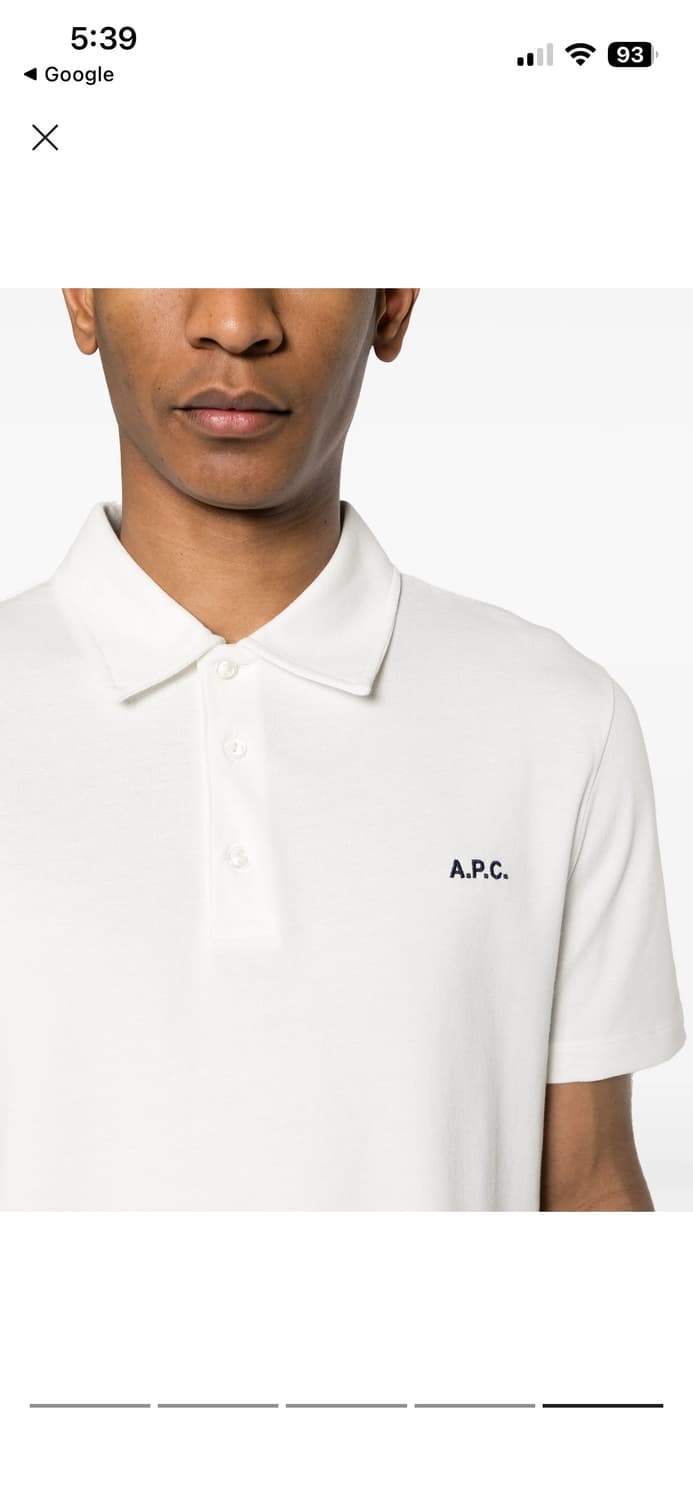 A.P.C. 화이트 카라티 L 상품이미지5