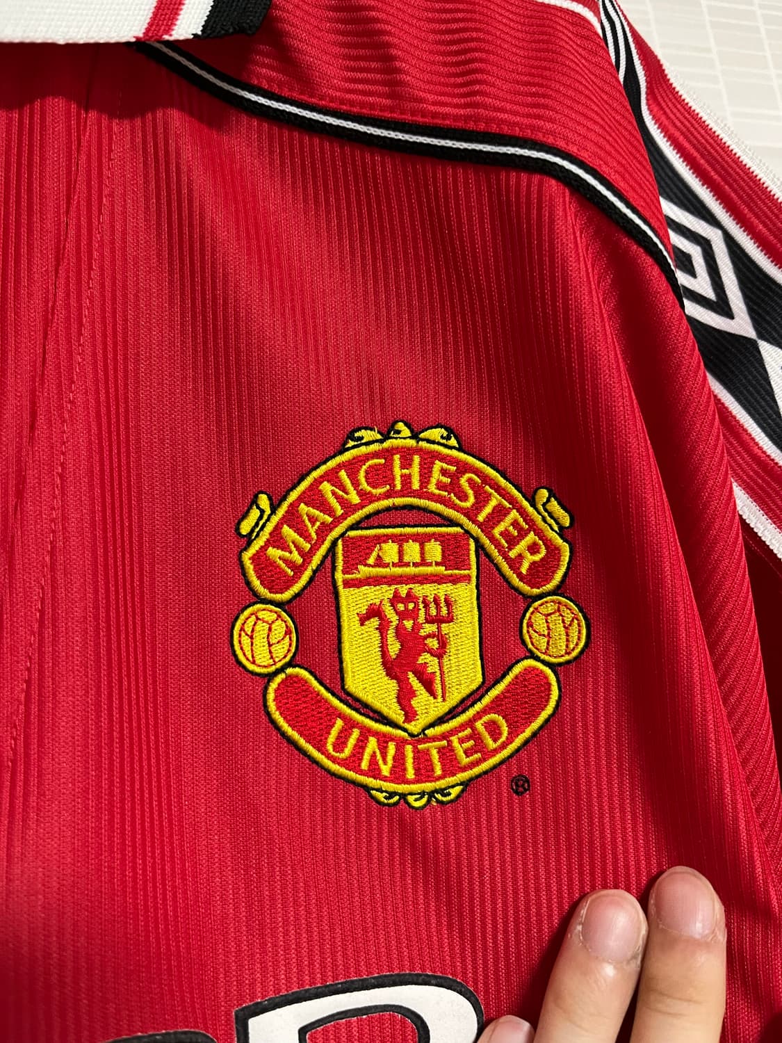 [L] 맨유 98-00 트레블 시절 홈 유니폼 상품이미지3