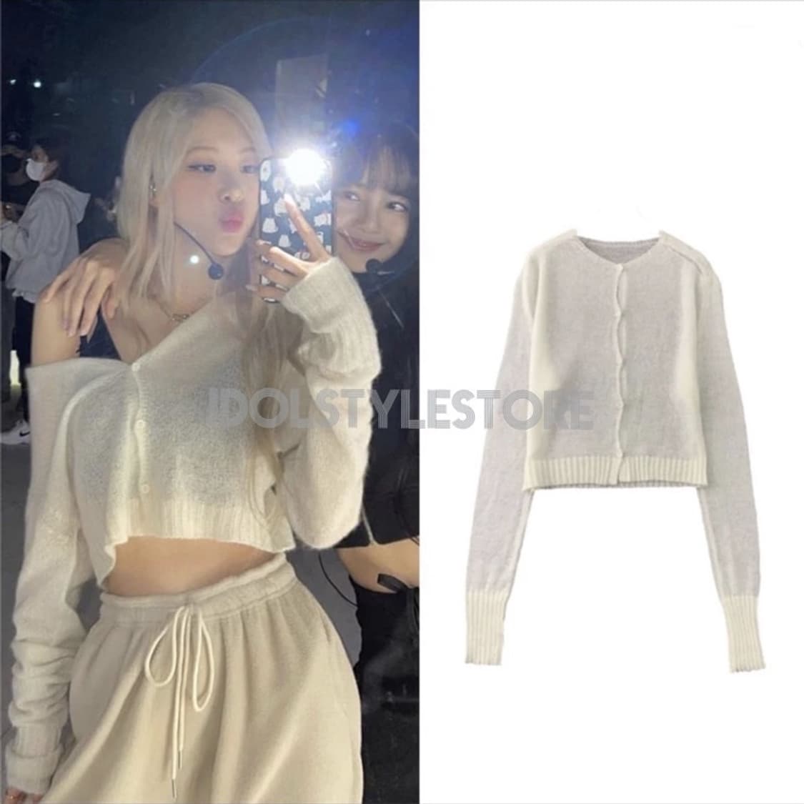 Danielle Guizio Mohair Cardigan (로제 착용) 상품이미지4