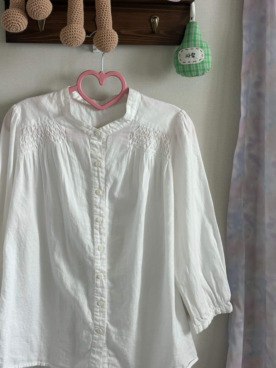 화이트 블라우스 상품이미지2