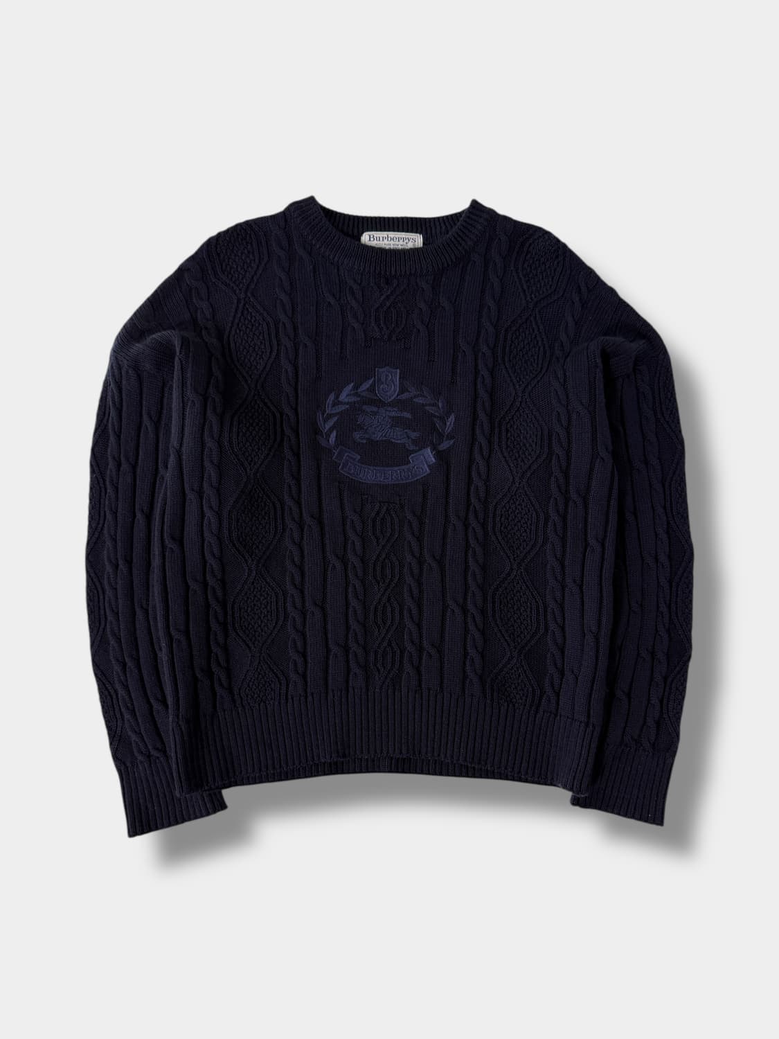 버버리 90‘s 루즈핏 울 아카이브 케이블 니트 상품이미지1