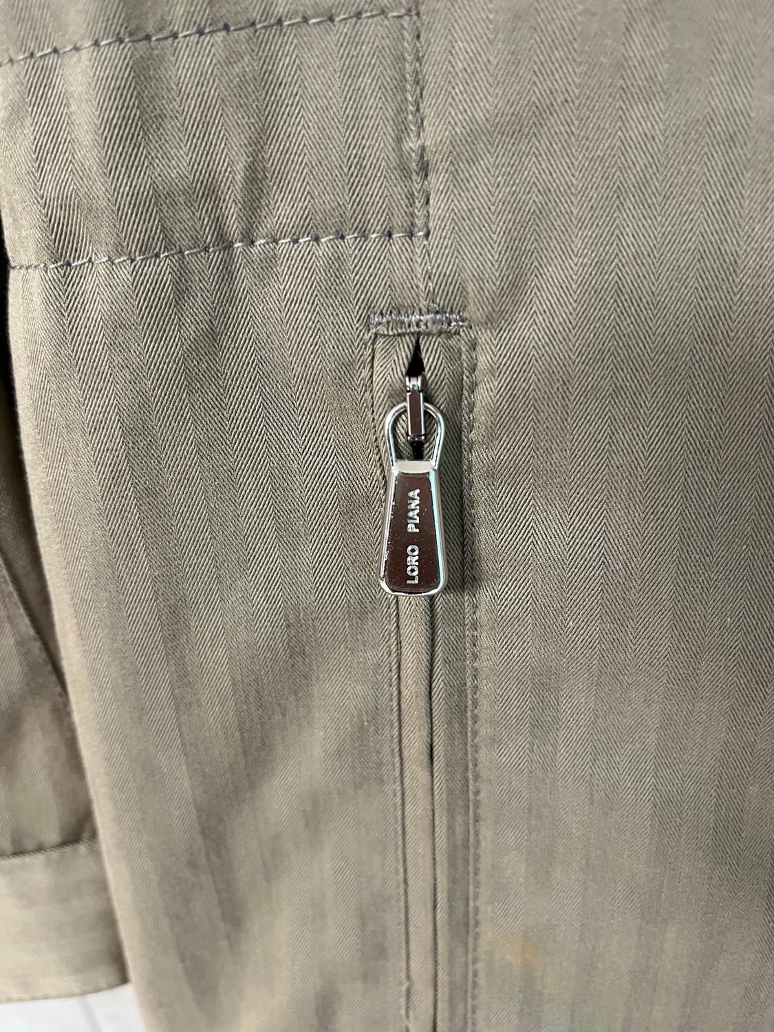 로로피아나 남성 필드 자켓 L 베이지/카키 정품 상품이미지4