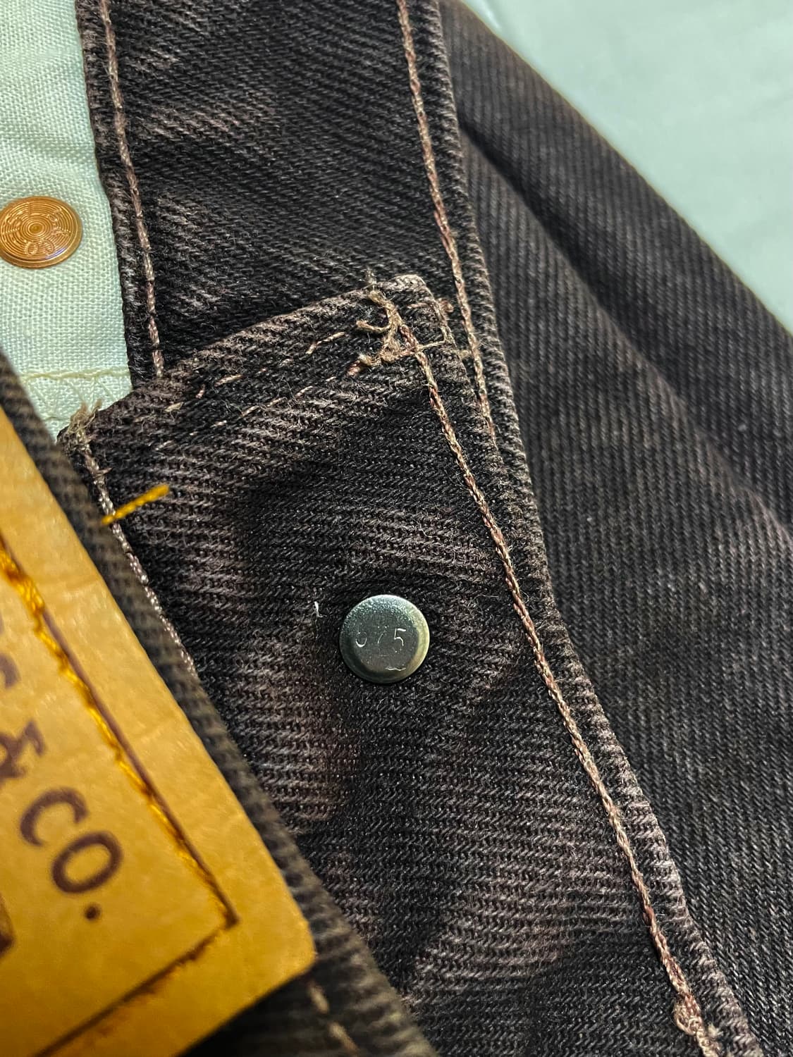 리바이스 90s 브라운 517 부츠컷 벨바텀 상품이미지3