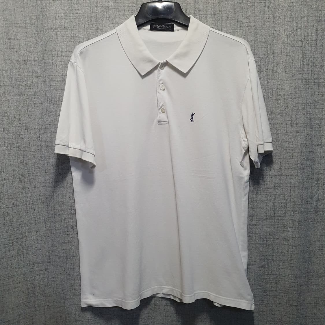 YSL 입생로랑 화이트 반팔 폴로티  상품이미지1