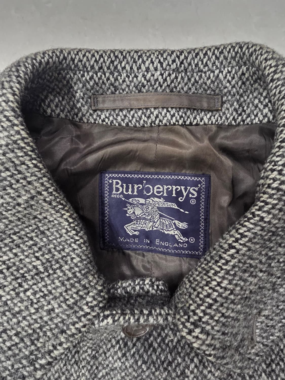 버버리 셰틀랜드 트위드 코트 상품이미지3