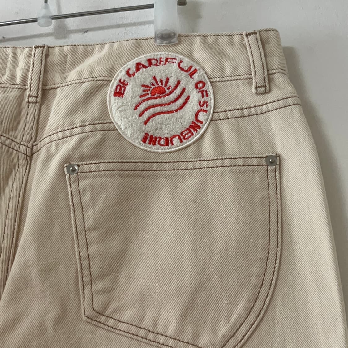 기준 kijun 바지 크림 XL - 새제품 상품이미지9