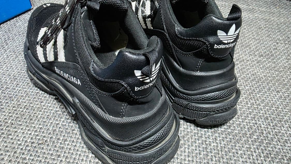 아디다스 발렌시아가 트리플S 블랙 41사이즈 상품이미지5