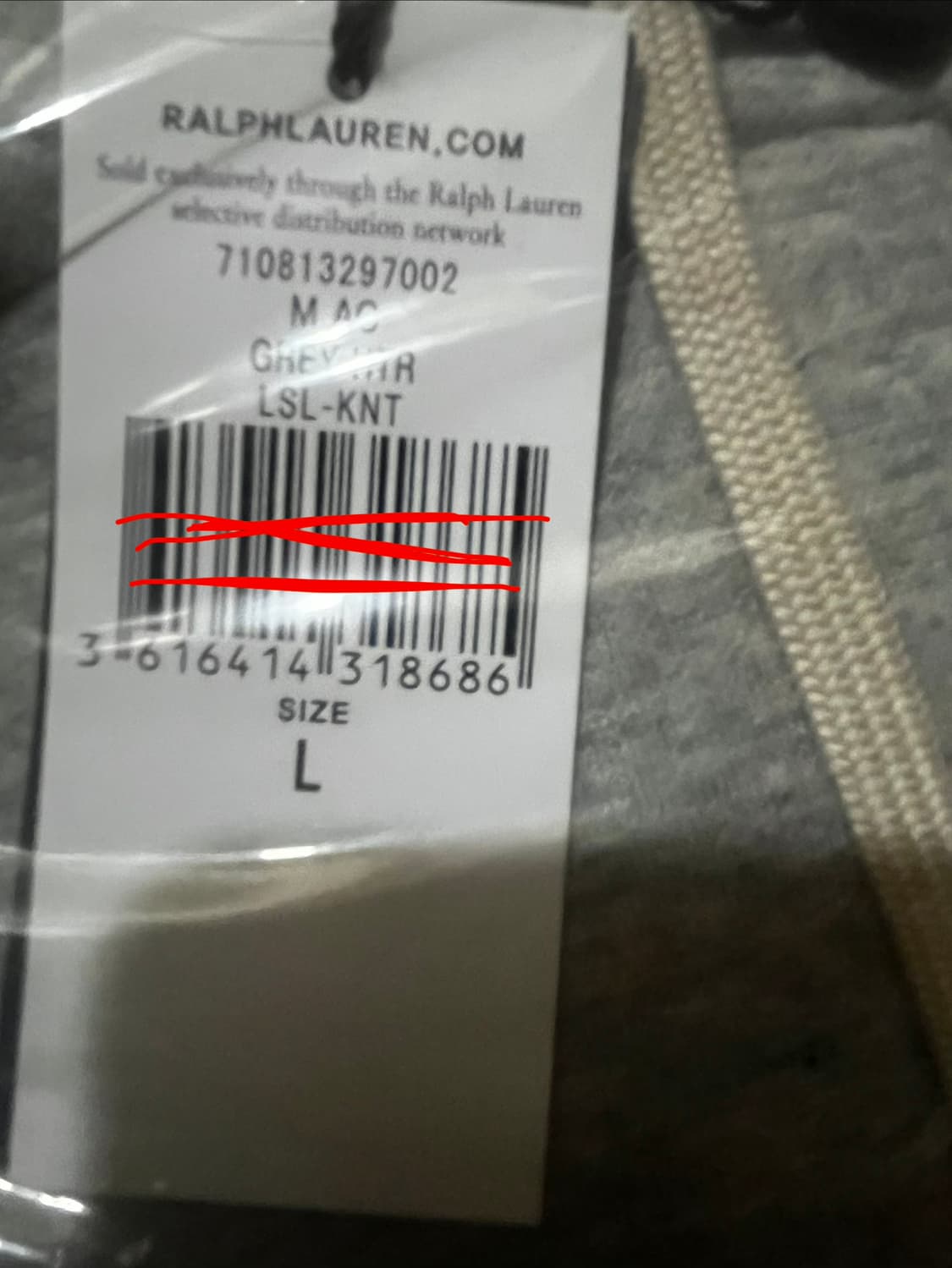 (새상품) 폴로 랄프로렌 후드 집업 그레이 상품이미지5