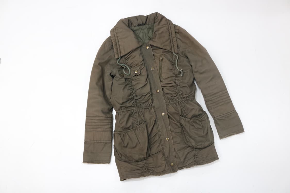 Lazy Daisy 레이지 데이지 빈티지 카키 셔링 디테일 필드 자켓 상품이미지2