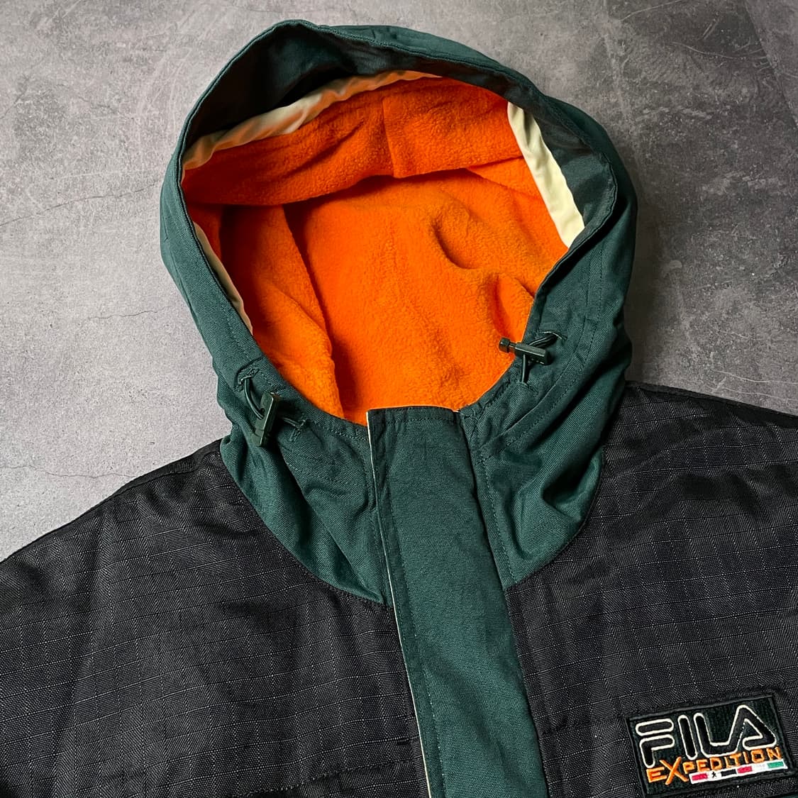 FILA 1990s 휠라 빈티지 플리스 윈드브레이커 파카 A00540 상품이미지2