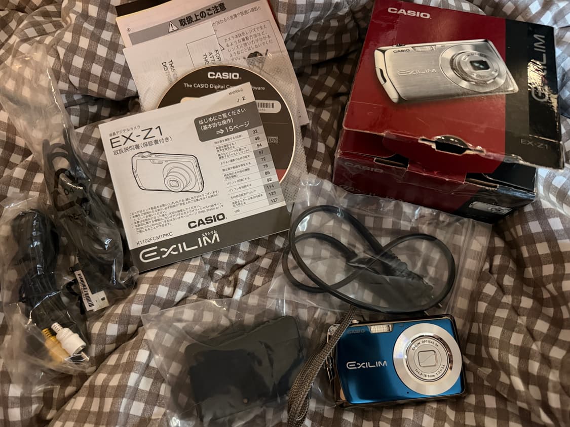빈티지 카메라 카시오 엑슬림 ex-Z1 Casio exilim Z1 상품이미지1