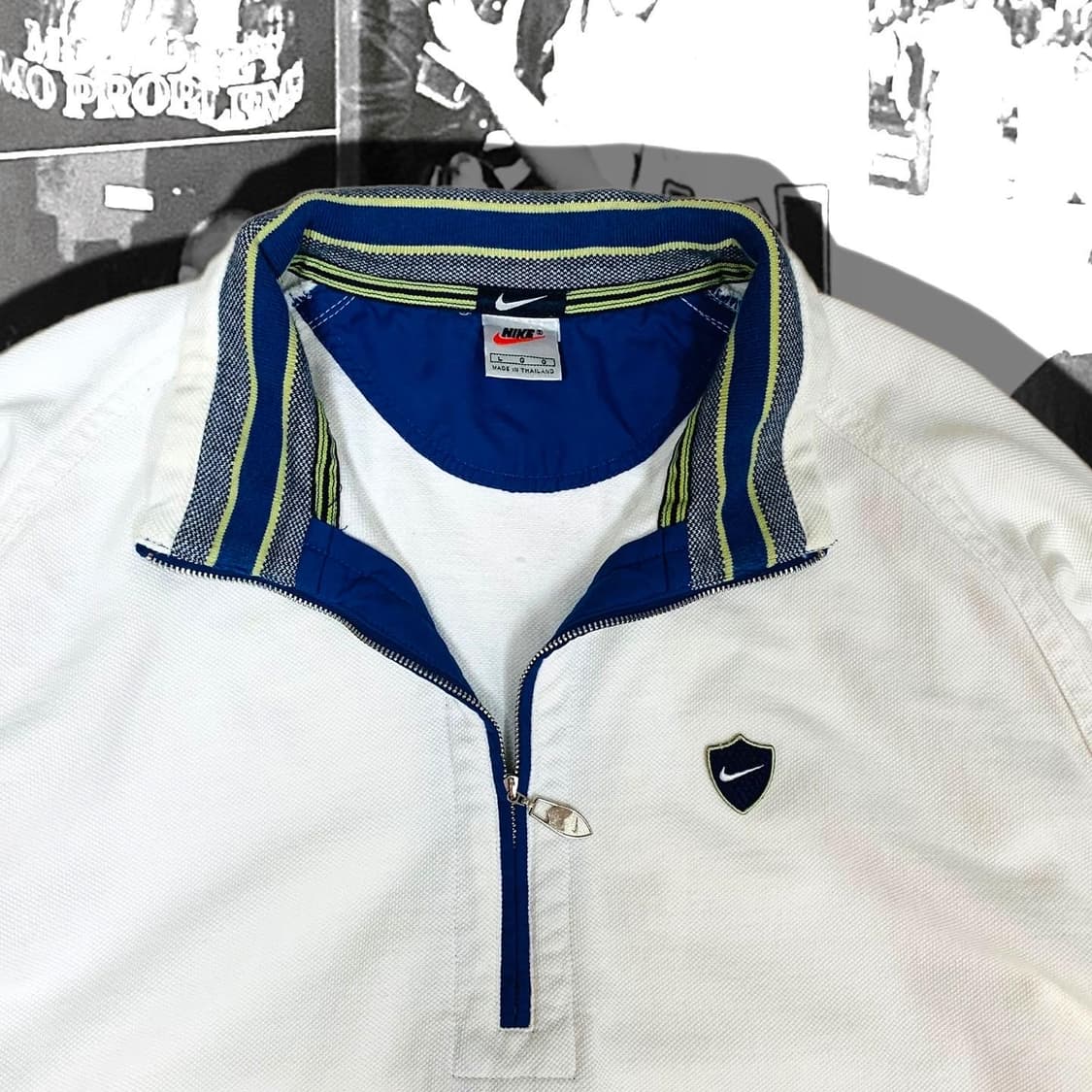 90s nike 나이키 올드스쿨 반집업 맨투맨 상품이미지3