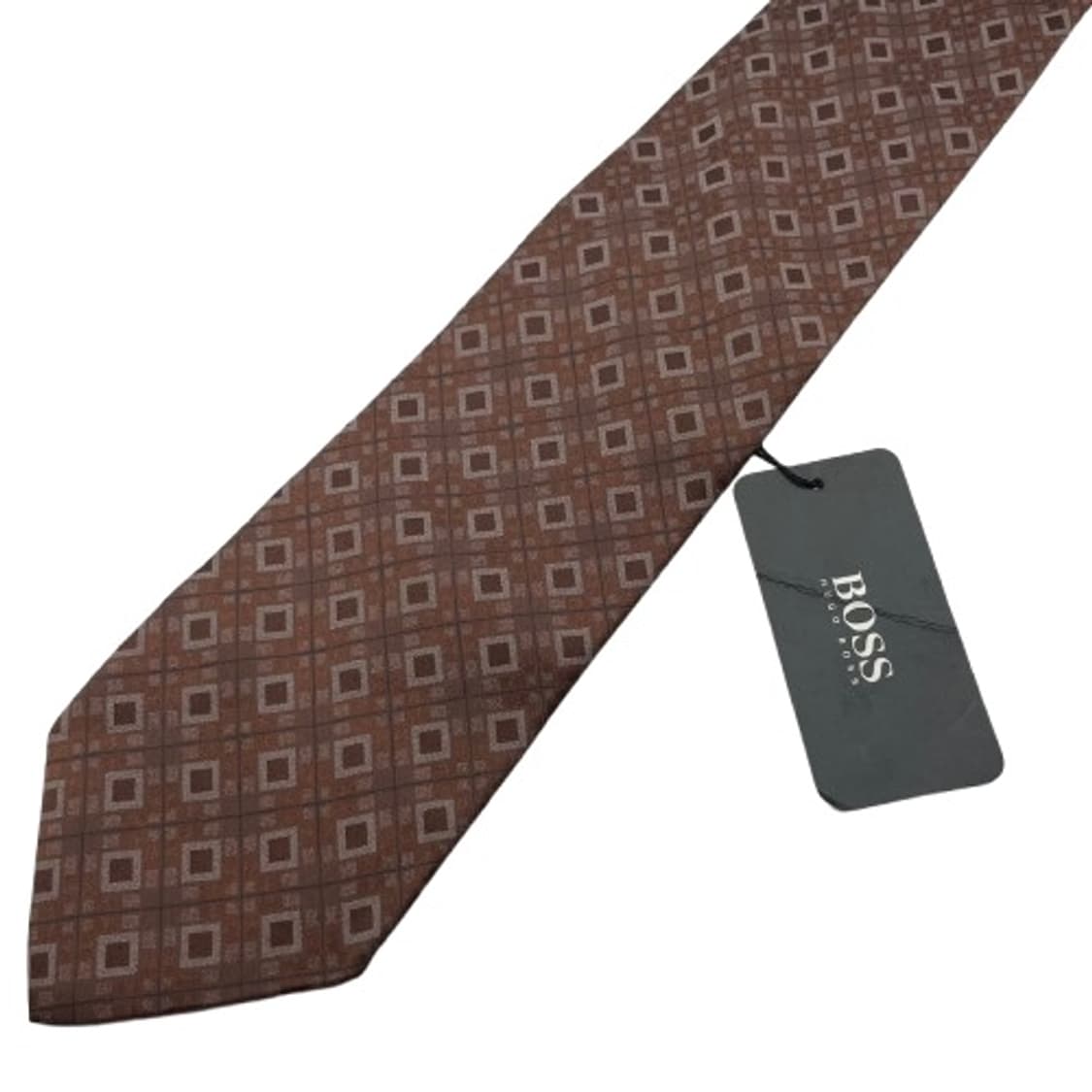 96) (HUGO BOSS) 휴고 보스 패턴 넥타이 미사용 상품이미지1