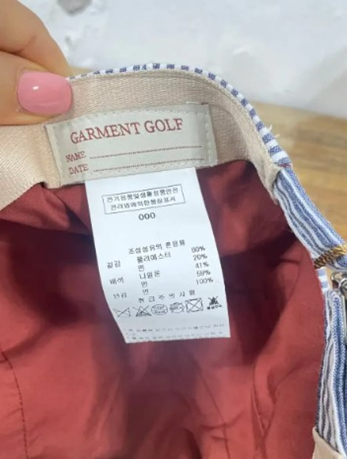 새상품 GARMENTGOLF 볼캡모자 상품이미지5