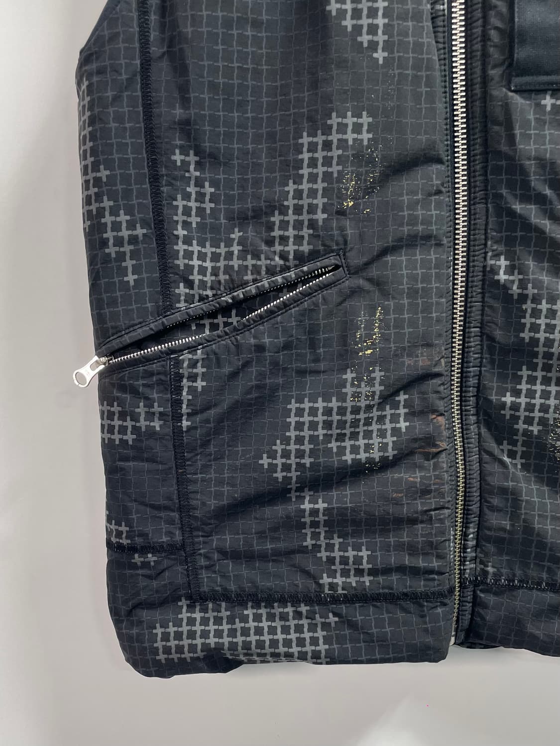 스톤아일랜드 디졸빙 그리드 가모온 에코닐 베스트자켓 (on.277)   상품이미지7