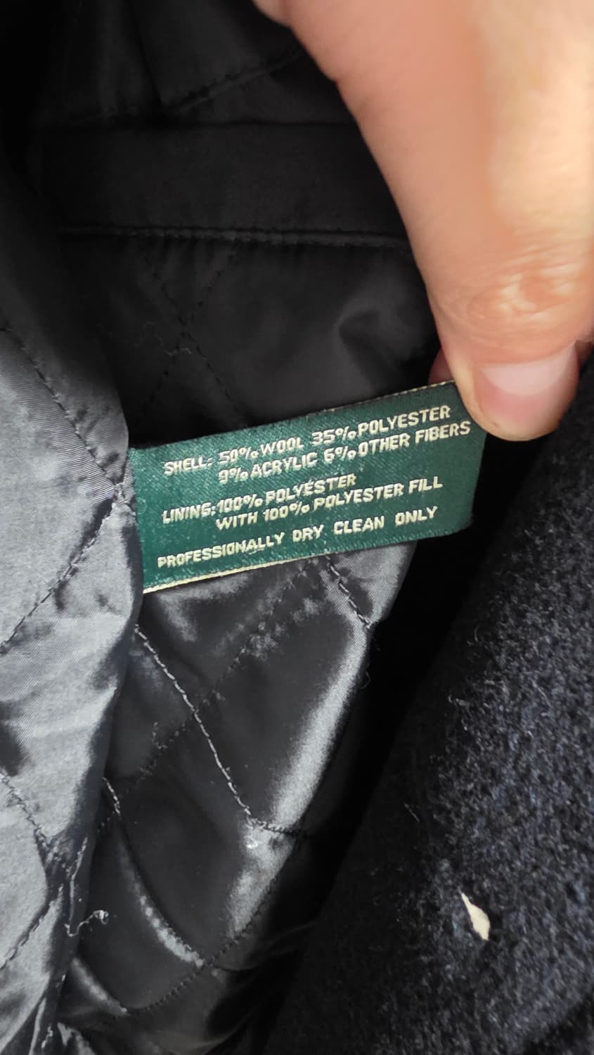 로렌 랄프 로렌 네이비 더블 코트(피코트) / 울50% 상품이미지4